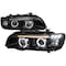 Spec-D Tuning 01-03 Bmw E53 X5 Halo LED Projector Headlight Black Housing LHP-X500JM-TM - alternate 1